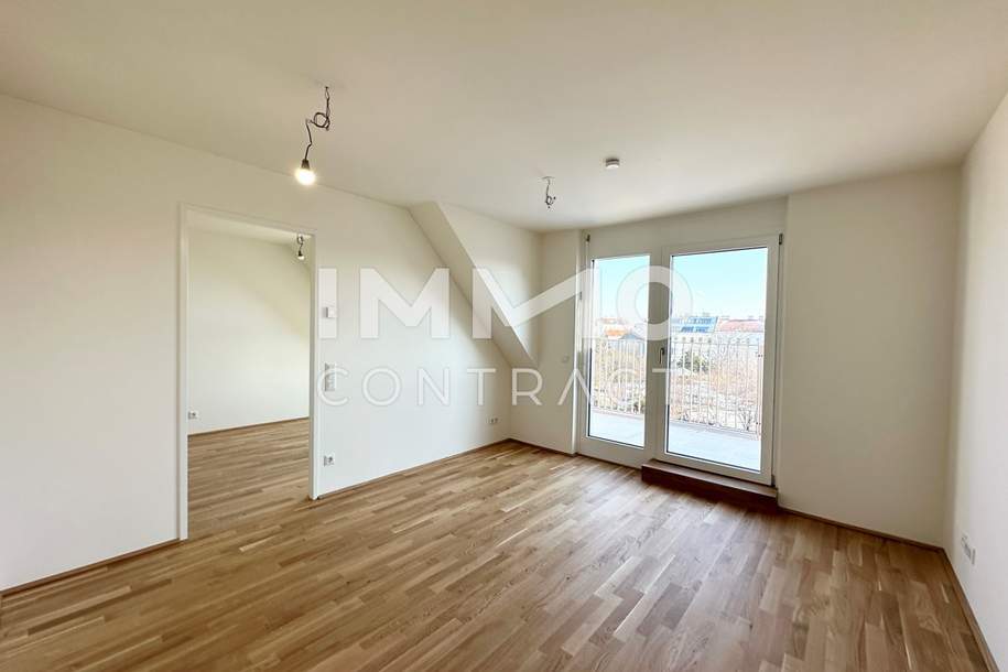 NEU! 2 Zimmer Dachgeschoss inkl. neue Küche und provisionsfrei, Erstbezug, Wohnung-miete, 750,01,€, 1210 Wien 21., Floridsdorf