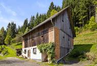 Kleinlandwirtschaft mit Wohnhaus und Wirtschaftsgebäude in Unterpreitenegg im Oberen Lavanttal