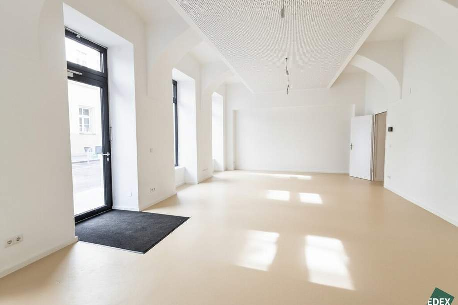 Ideale Lage: Modernes, saniertes Geschäftslokal in 1060, Gewerbeobjekt-miete, 1.329,72,€, 1060 Wien 6., Mariahilf