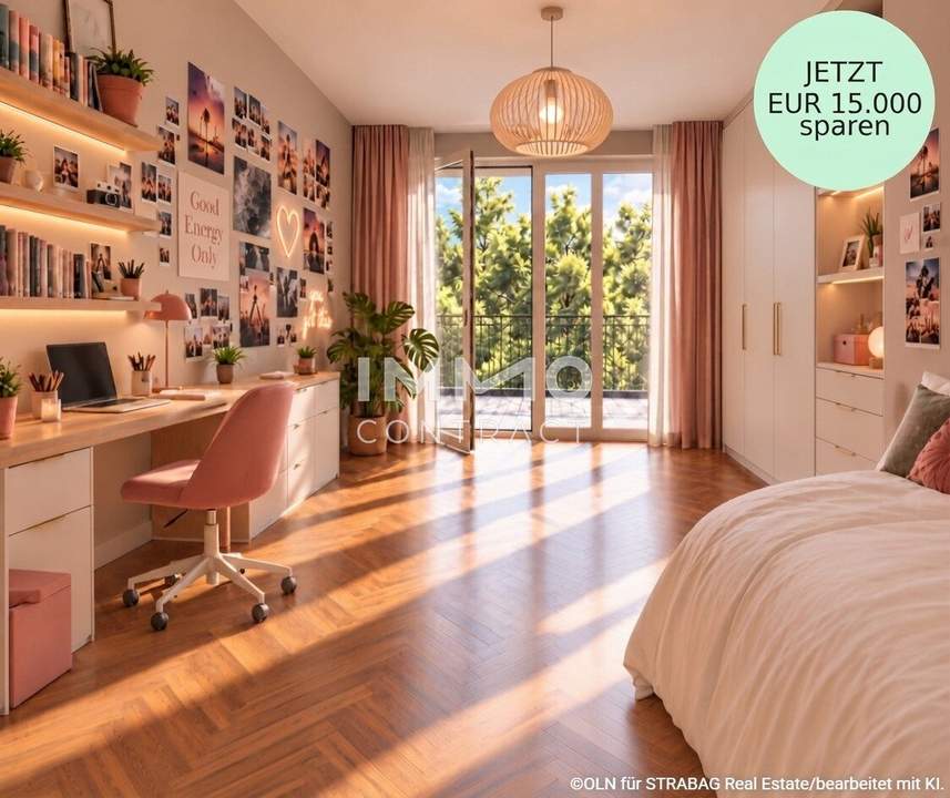 Gäste-Lounge, Eventküche, Urban Gardening usw.: Provisionsfreier Neubau-Erstbezug (Baubeginn erfolgt)