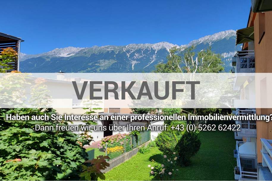 VERKAUFT Ruhiges Wohnen in zentraler Lage, Wohnung-kauf, 325.000,€, 6020 Innsbruck-Stadt