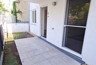 EIGENGARTEN, LORYSTRASSE, 75 m2 Neubau mit 23 m2 Garten, 2 Zimmer, Wohnküche, Wannenbad, Parketten, 1. Liftstock