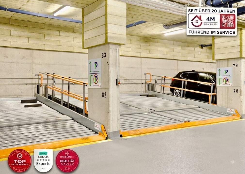 Innovativer Tiefgaragen Parkplatz in Wien – € 27.000,- Attraktive Paketpreise bei Mehrfachkauf!