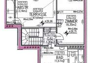 TOPLAGE, BÖRSE-NÄHE, klimatisierte 157 m2 Maisonette mit 18 m2 Terrasse, 4 Zimmer, Küche, Wintergarten, 2 Bäder, Zelinkagasse