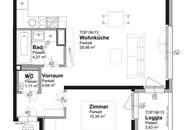 Schöne Neubauwohnung (Top 6-13) mit Loggia in der Koloniestraße beim FAC-Platz