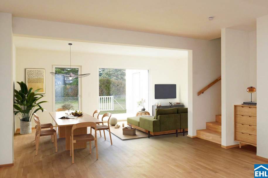 Traumhafte Ausblicke: Reihenhäuser mit Gärten und Terrassen in der Josefstadt, Haus-kauf, 480.000,€, 2700 Wiener Neustadt(Stadt)