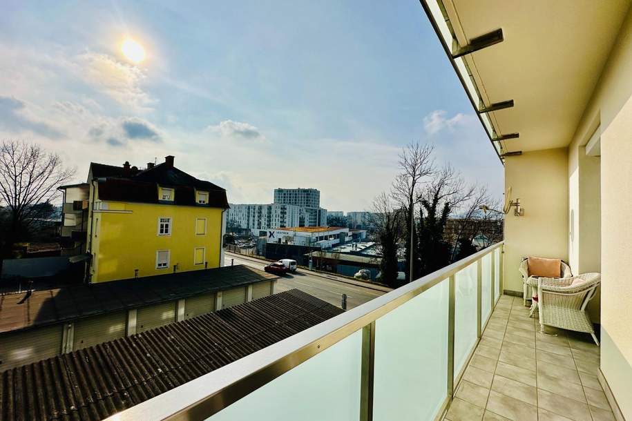 Vermietete 2-Zimmer-Wohnung mit Balkon in Graz, Wohnung-kauf, 155.000,€, 8020 Graz(Stadt)
