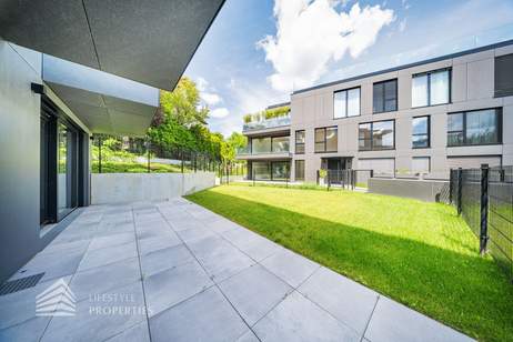 Erstbezug! Exklusive 4-Zimmer Gartenwohnung mit Traumblick über Wien, Wohnung-miete, 4.300,89,€, 1190 Wien 19., Döbling