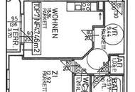 2-Zimmer-Wohnung in Ruhelage: Brigittagasse 13 - Top 7