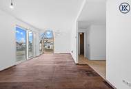 Luftiges Dachgeschoss-Refugium: Atemberaubende 2-Zimmer-Wohnung mit beeindruckender Freifläche