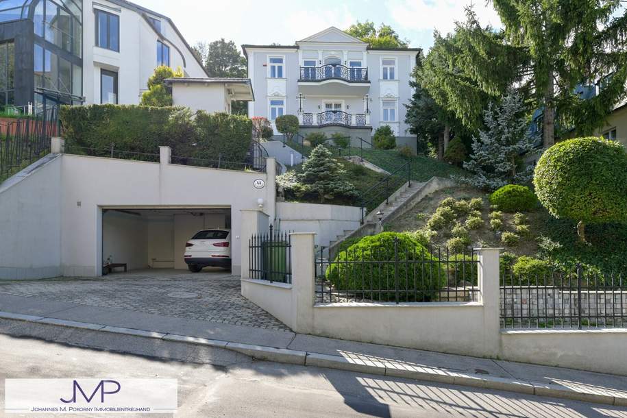 Villa mit herrlichem Ausblick über das Wiental und die Stadt, Haus-kauf, 2.390.000,€, 1130 Wien 13., Hietzing
