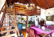 LANDHAUS MIT GROSSEM, SONNIGEN GRUND AM WALDRAND