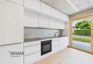 Moderne 3-Zimmer-Erstbezugswohnung mit privatem Garten, großen Fensterfronten und viel Tageslicht