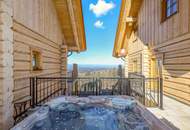 Blockhaus-Chalet A mit traumhaftem Ausblick in idyllischer Ruhelage