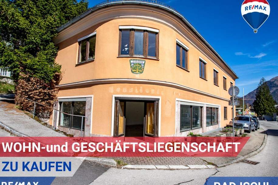 Wohn- und Geschäftsliegenschaft mit Potential in zentrumsnaher Lage in Bad Ischl, Haus-kauf, 380.000,€, 4820 Gmunden