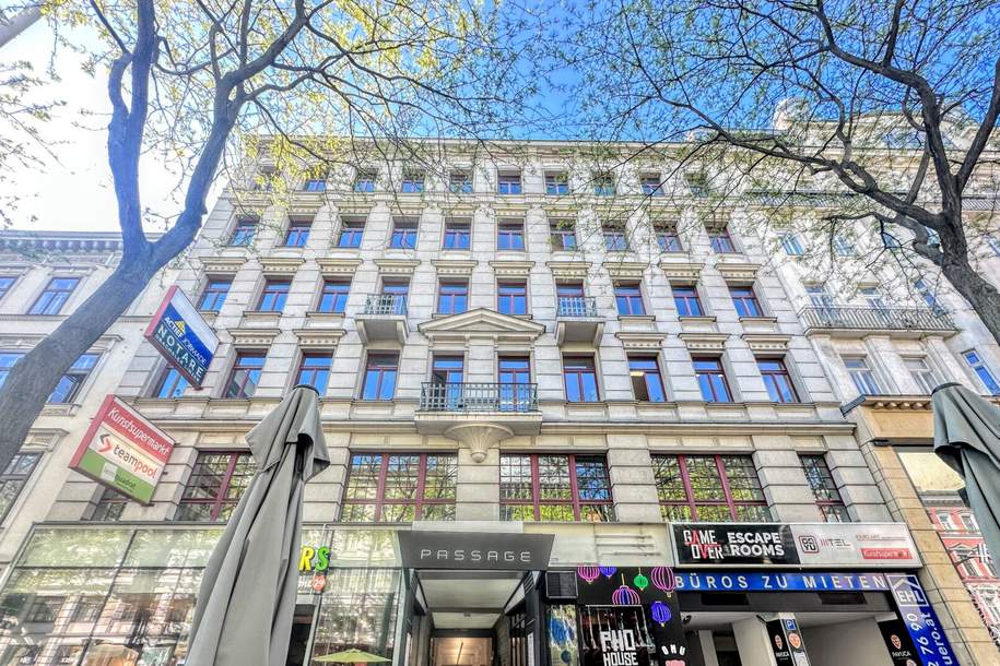 Klimatisierte Büroflächen auf der Mariahilfer Straße, Gewerbeobjekt-miete, 2.642,50,€, 1060 Wien 6., Mariahilf