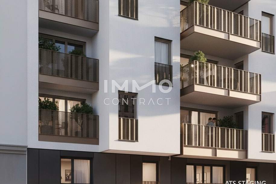 Zeitgemäßes Wohnen: 2-Zimmer-Neubau mit Freifläche - Traum Anlage ERSTBEZUG, Wohnung-kauf, 172.100,€, 1220 Wien 22., Donaustadt