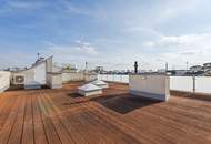 Außergewöhnlicher DG-Ausbau in Naschmarkt-Nähe // 155 m2 Dachterrass + Garage!