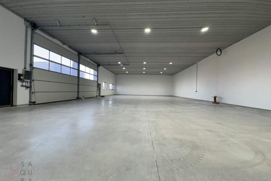 2 Lagerhallen mit Wohn-/Büroeinheiten und großem Freiflächenpotenzial – Unterwaltersdorf / Ebreichsdorf, Gewerbeobjekt-miete, 7.999,00,€, 2442 Baden