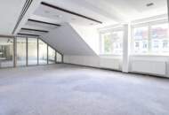 Miete all inclusive! Topmodernes Dachgeschossbüro direkt am Hietzinger Platz neben Parkhotel Schönbrunn