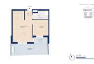 Provisionsfreie 2 Zimmer Neubauwohnung mit hochwertiger Ausstattung und Balkon