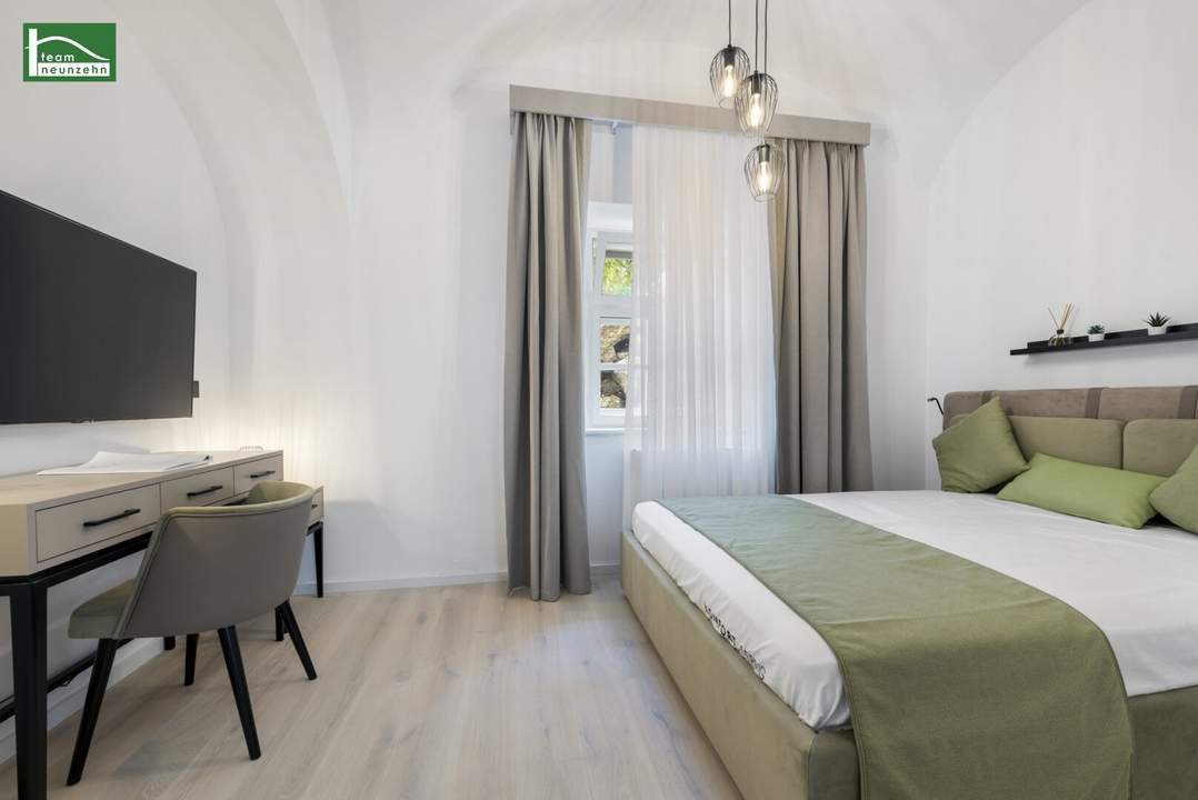 Altbau-Charme im „Freihof“ in begehrter Lage inkl. Küche - stilvolle Sanierung (auf Baurecht)