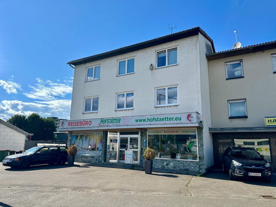 Wohn- und Geschäftshaus mit Gewerbefläche und zwei großzügigen Wohneinheiten in Zeltweg – Hauptstraße 48