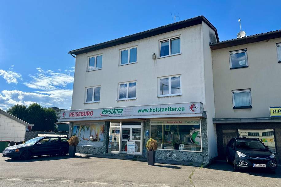Wohn- und Geschäftshaus mit Gewerbefläche und zwei großzügigen Wohneinheiten in Zeltweg – Hauptstraße 48, Haus-kauf, 359.000,€, 8740 Murtal