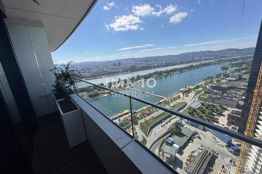 ERSTBEZUG: Hervorragend ausgestattetes Studio-Apartment mit Ausblick – direkt bei der U1 Donauinsel!, Wohnung-kauf, 424.710,€, 1220 Wien 22., Donaustadt