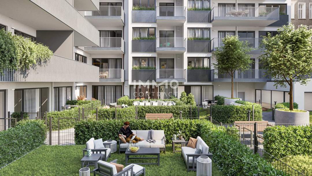 Vorsorgewohnung mit großem Balkon Richtung begrünten Innenhof (NEU-Erstbezug)