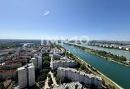 Stephansdom, Neue Donau, die ganze City im Blick: Top-ausgestatteter Erstbezug, Gym, Pool, Spa, uvm.