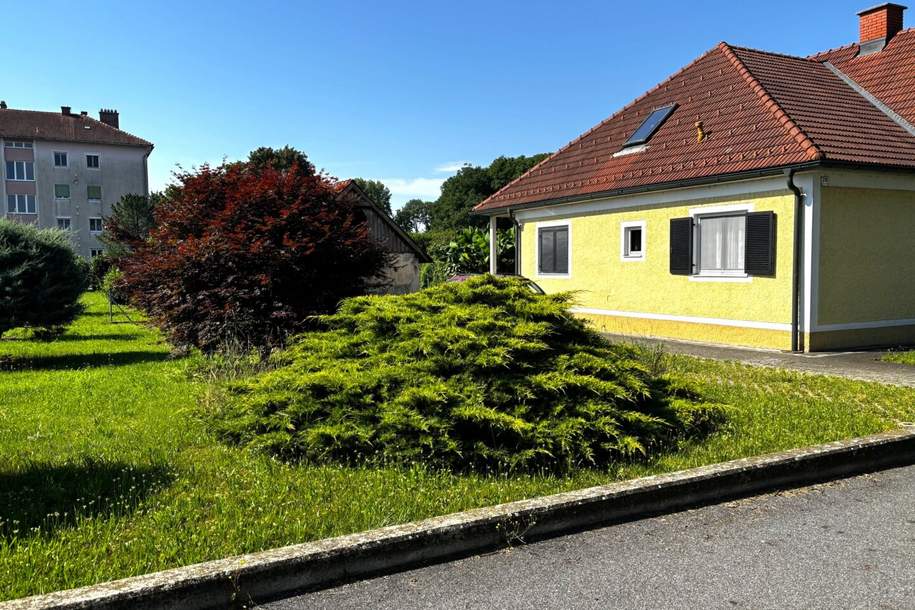 Sonniges Wohnhaus mit Garten und Nebengebäude in zentraler Stadtlage, Haus-kauf, 196.000,€, 8490 Südoststeiermark