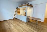 Nähe Naschmarkt: 1-Zimmerwohnung im DG-Ausbau eines stilvollen Altbaus