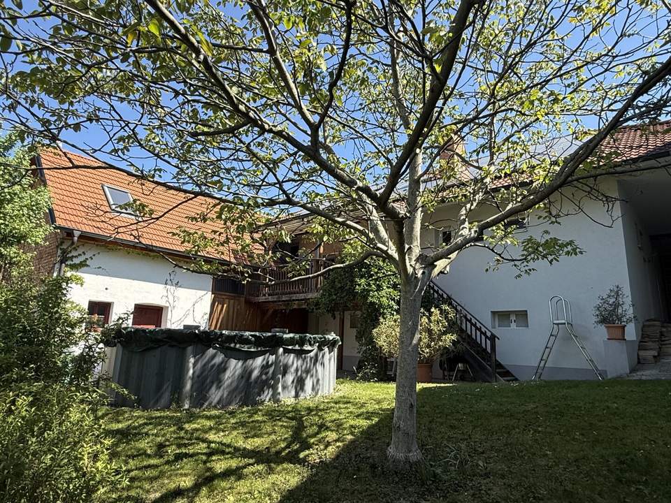 ROHRBACH bei Mattersburg Renoviertes Wohnhaus mit Stadl &amp; idyllischem Garten mit Pool – inklusive Photovoltaikanlage zu verkaufen