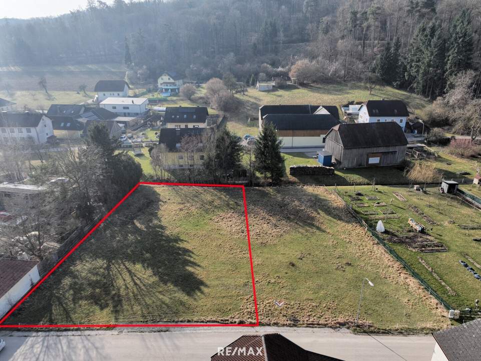 ebener Baugrund in Pöverding bei Melk