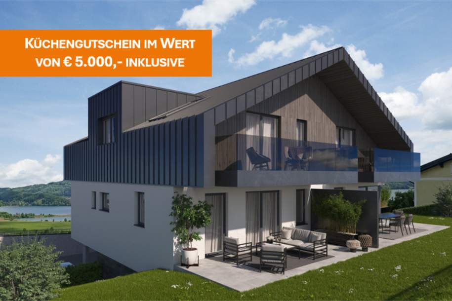 Wohnen mit Seepanorama –PROVISIONSFREI Neubauprojekt Seeham, Wohnung-kauf, 466.000,€, 5164 Salzburg-Umgebung