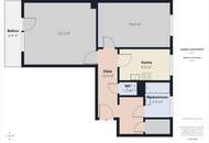 Moderne 2-Zimmer-Wohnung mit Loggia im 10. Bezirk