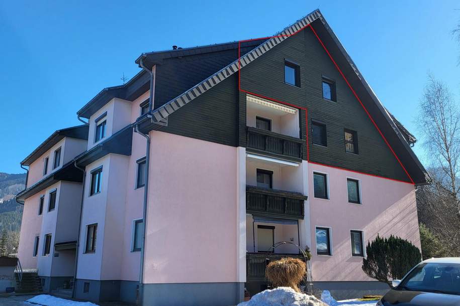 Großzügige Maisonette-Wohnung mit wundervollem Ausblick in die Berge... KAUF oder MIETE!, Wohnung-legalform.mietkauf, 219.000,€, 8911 Liezen