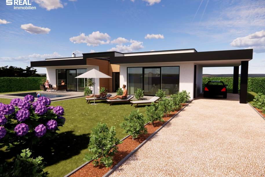 Das "GREEN VILLAGE" Neubauprojekt! Vier traumhafte Bungalows in der Golf- und Thermenregion Stegersbach!, Haus-kauf, 510.000,€, 7551 Güssing