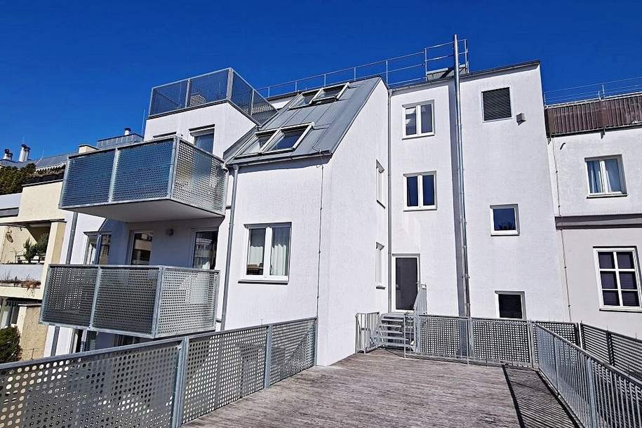 TERRASSENHIT, U3-Nähe, gepflegte 61 m2 Neubau mit 45 m2 Terrasse, 2 Zimmer, Einbauküche, Wannenbad, 3. Liftstock, Lorystraße, Wohnung-miete, 998,00,€, 1110 Wien 11., Simmering