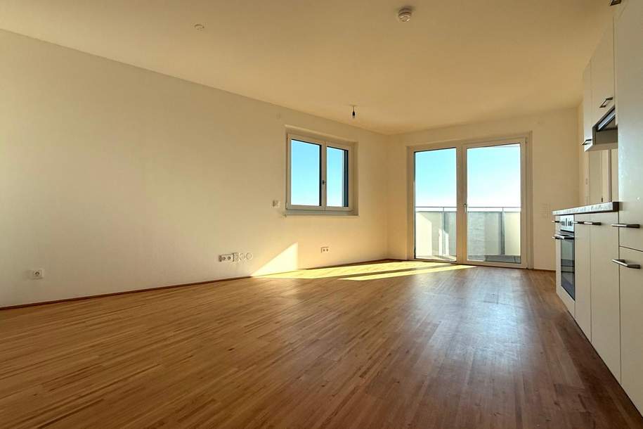 11.OG: Top-ausgestattete Neubauwohnung mit 7m² Loggia, Wohnung-miete, 909,00,€, 1210 Wien 21., Floridsdorf