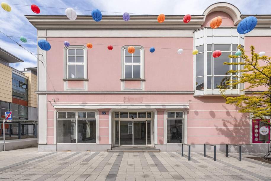 Mach diesen außergewöhnlichen Ort zu deinem! Großzügige Fläche in Bestlage von Wiener Neustadt | Zwei Etagen | Rolltreppe und Lift, Gewerbeobjekt-miete, 9.700,00,€, 2700 Wiener Neustadt(Stadt)