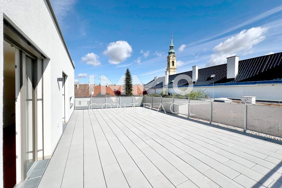 120qm- 4ZI- PENTHOUSE - 54qm Terrasse - 21qm Balkon - Zentrum Stockerau - Ruhelage- 3min zum Bahnhof!, Wohnung-kauf, 744.000,€, 2000 Korneuburg