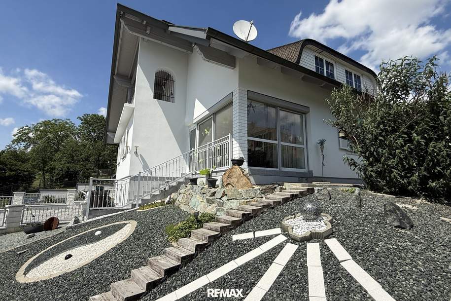Modernes Einfamilienhaus in Hannersdorf mit Garten, Pool, Balkon &amp; Garage, Haus-kauf, 498.000,€, 7473 Oberwart