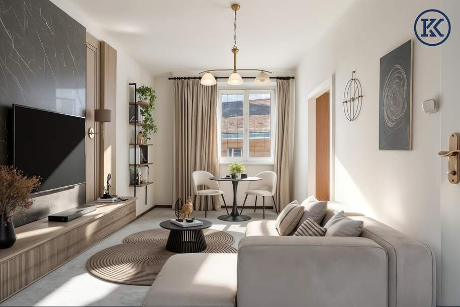 U1 Nestroyplatz vor der Tür! Gepflegte 2-Zimmer-Wohnung nahe 1. Bezirk &amp; Prater, Wohnung-kauf, 235.000,€, 1020 Wien 2., Leopoldstadt