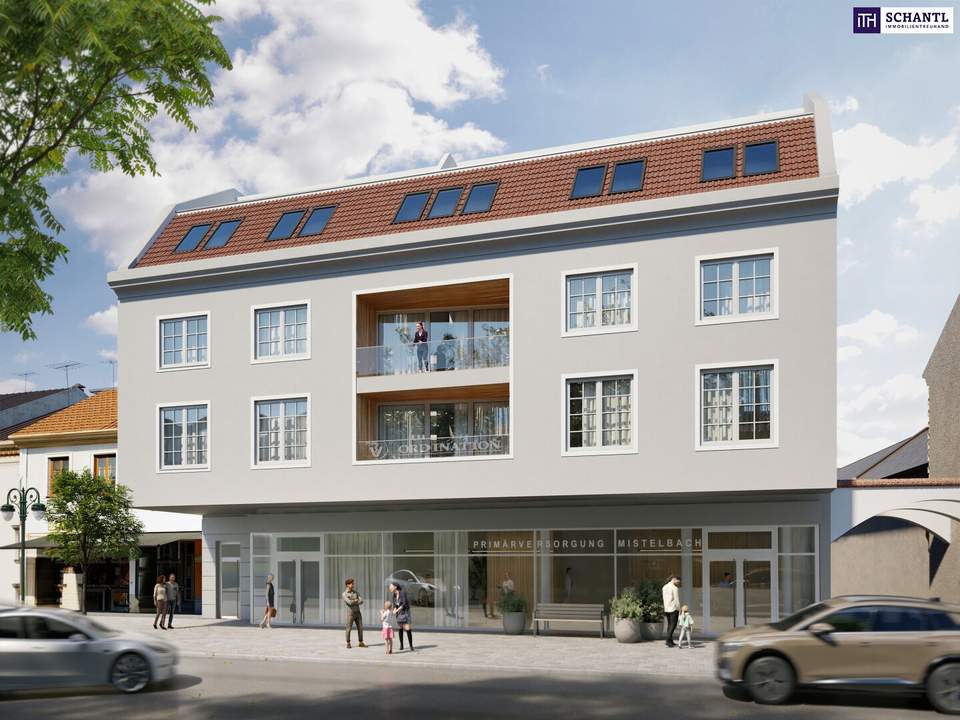 ZUM JUNGBRUNNEN! Maximal Mini - Viel Platz auf wenig Raum! Klein und kompakt mit großem Balkon + Beste Infrastruktur + Hochwertige Materialien + Garagenplatz optional!