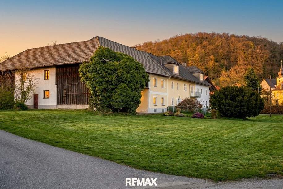 Charmantes Bauernhaus in Steyregg – 300m², großes Potenzial, idyllischer Garten!, Haus-kauf, 1.190.000,€, 4221 Urfahr-Umgebung
