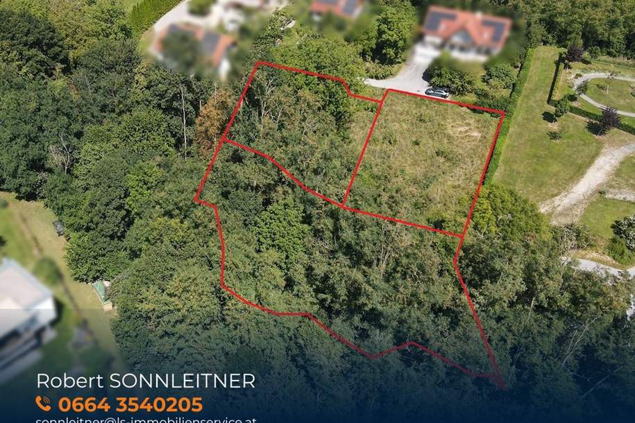 Zwei Baugrundstücke mit angrenzender Waldfläche in Hartberg – Am Brühlbach, Grund und Boden-kauf, 8230 Hartberg-Fürstenfeld
