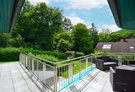 Repräsentative Villa mit Pool und Wellnessbereich in sonniger Waldrandruhelage