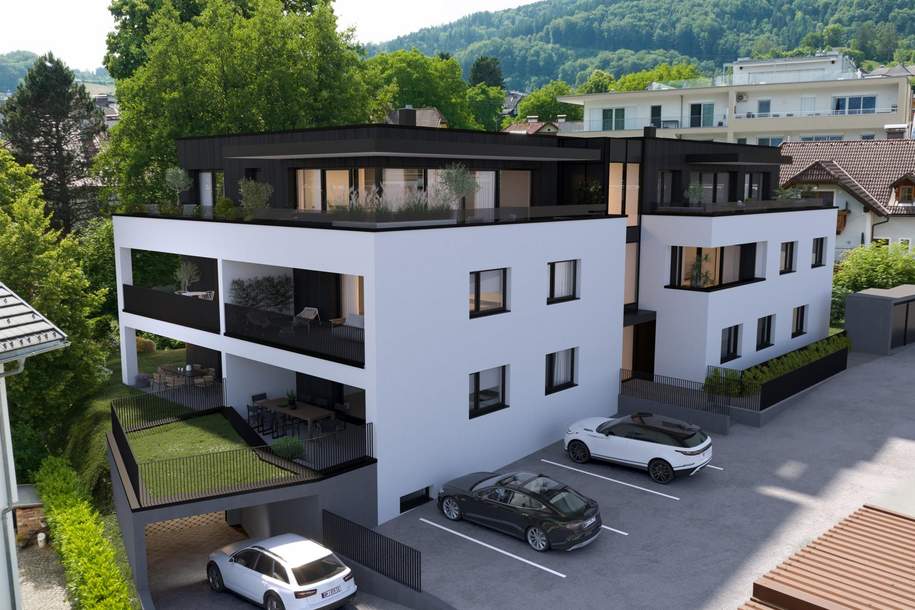 Penthouse Top 10 im DG mit traumhaften Seeblick inkl. 2 Tiefgaragenplätze - exklusives Neubauprojekt TW02 -, Wohnung-kauf, 1.075.000,€, 4813 Gmunden